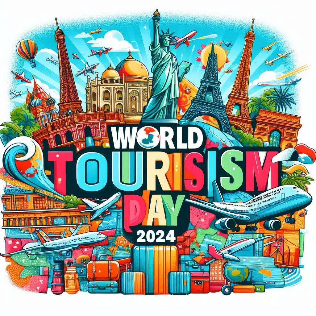 Download Free best world tourism day 2024 images for whatsapp sharing for websites, slideshows, and designs | royalty-free and unlimited use.