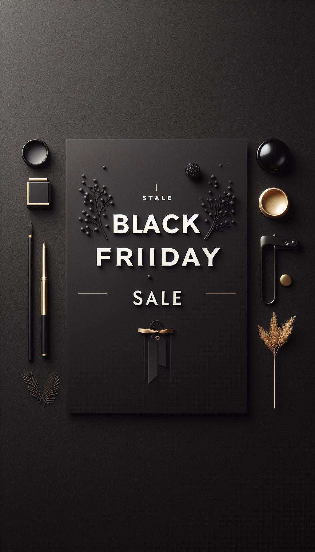 black friday sale text designs