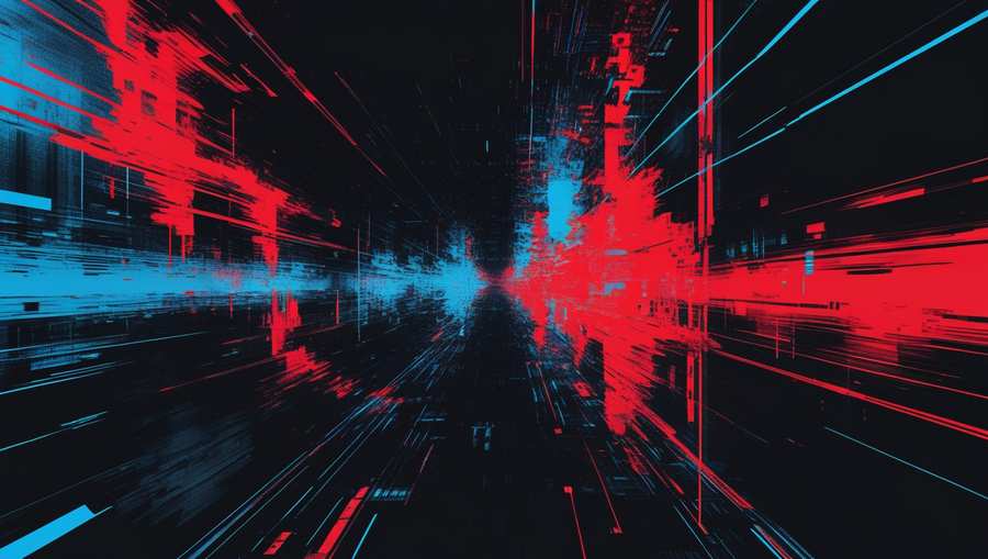black glitch effect background for YouTube thumbnail