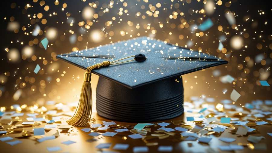 black graduation cap background with tassel PNG black graduation cap background with tassel