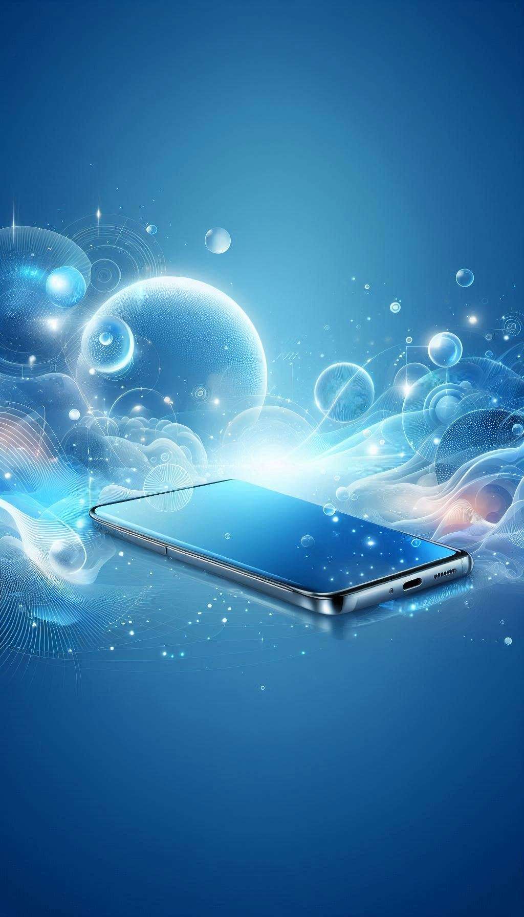 blue wallpaper for smart mobile wallpaper free download