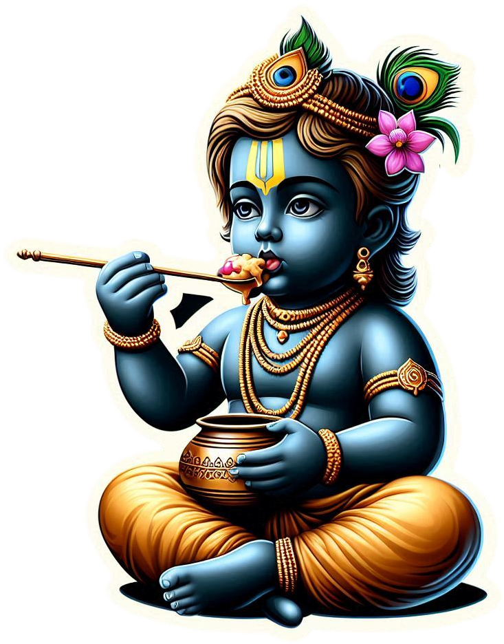 child lord krishna png with transparent background