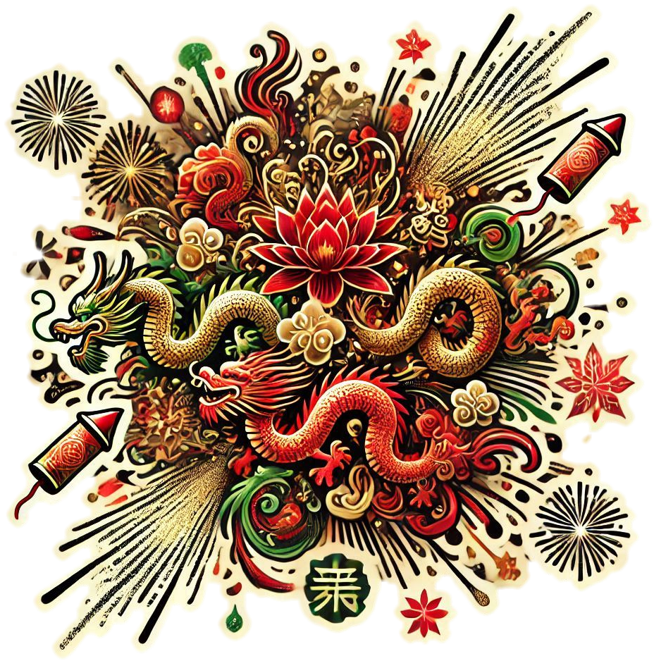 chinese new year png 2025 greeting card