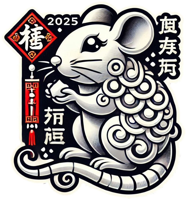 chinese new year png rat zodiac 2025