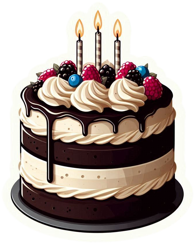 chocolate birthday cake png download