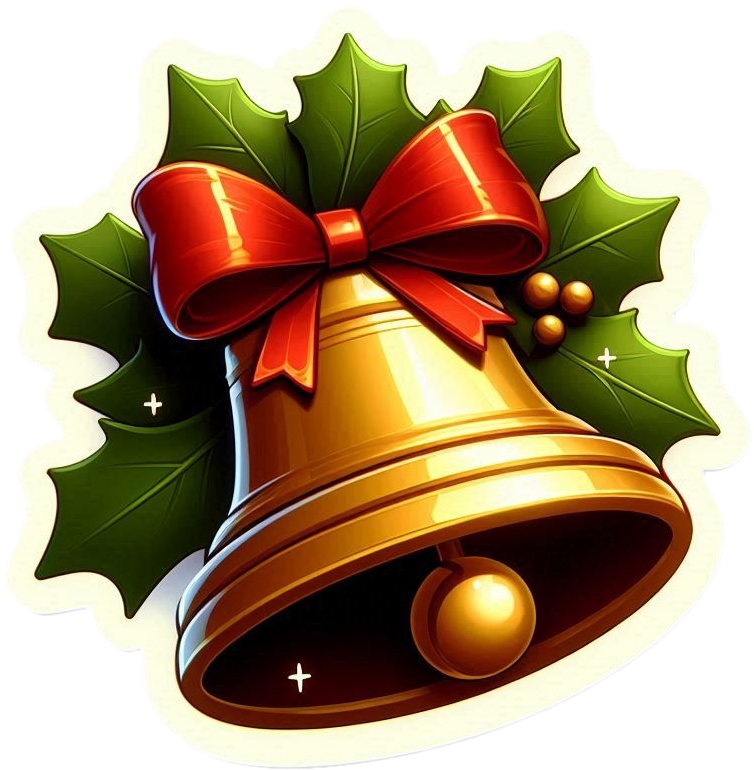 christmas bell png for diy holiday crafts