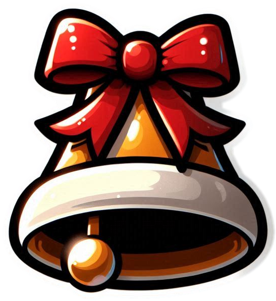 christmas bell png for instagram stories