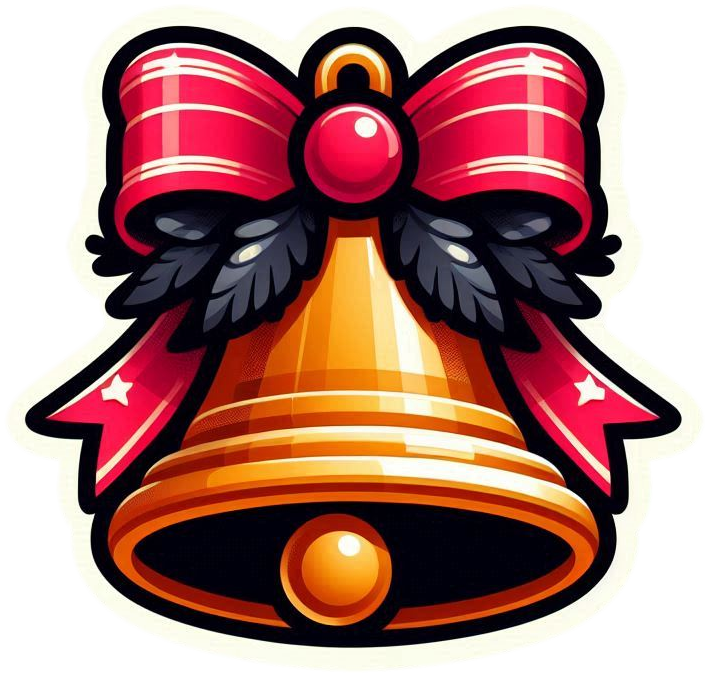 christmas bell png transparent for invitations