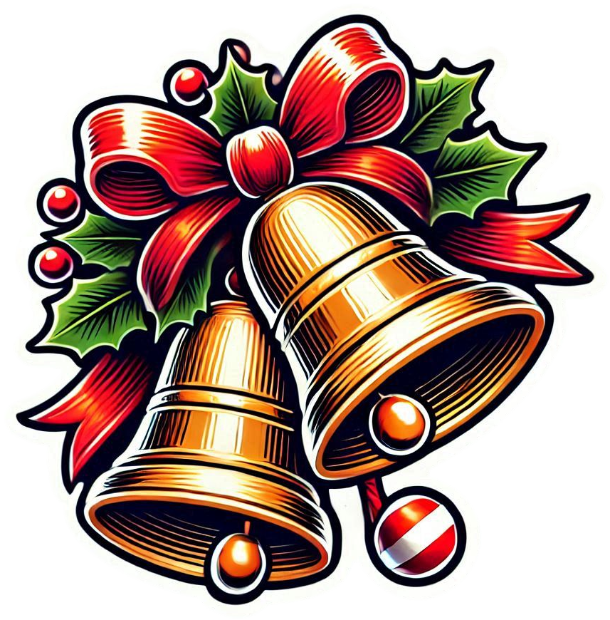 christmas bell png transparent