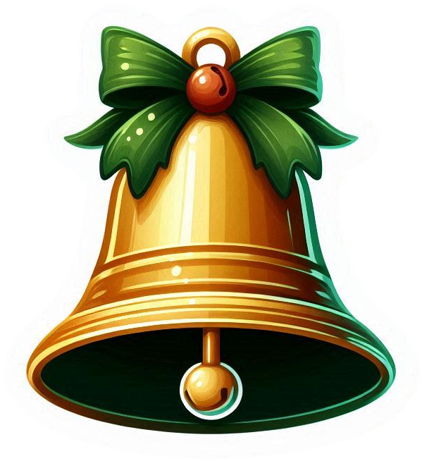 christmas bell vector png