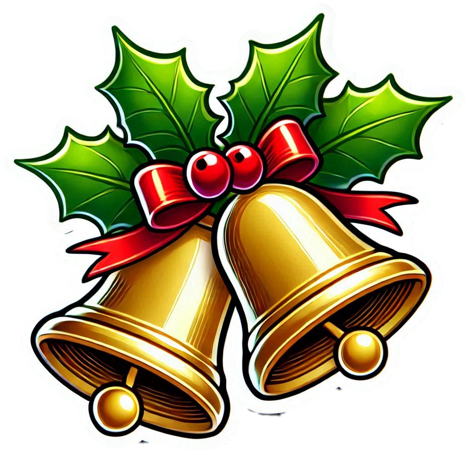 christmas bells clipart png