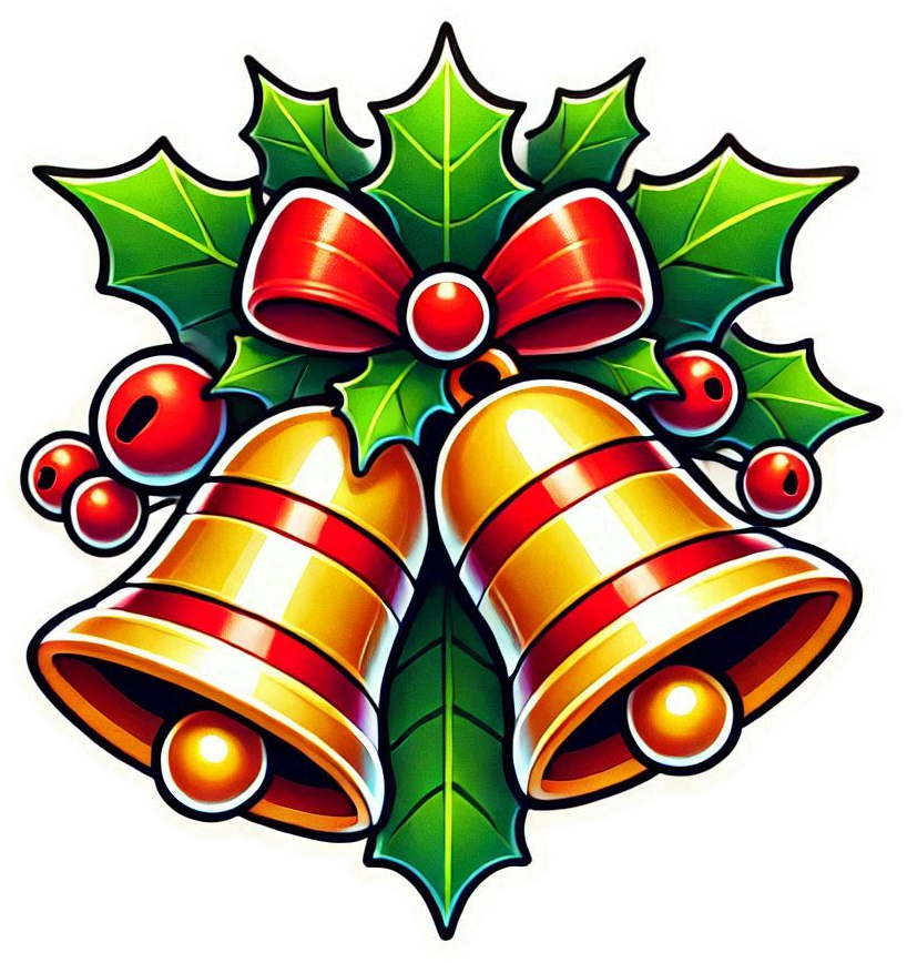 christmas bells graphic png