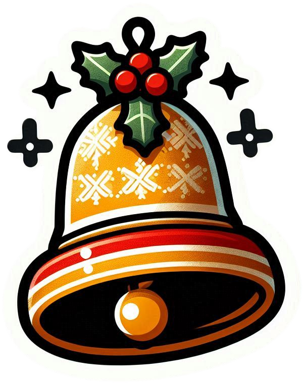 christmas bells png transparent