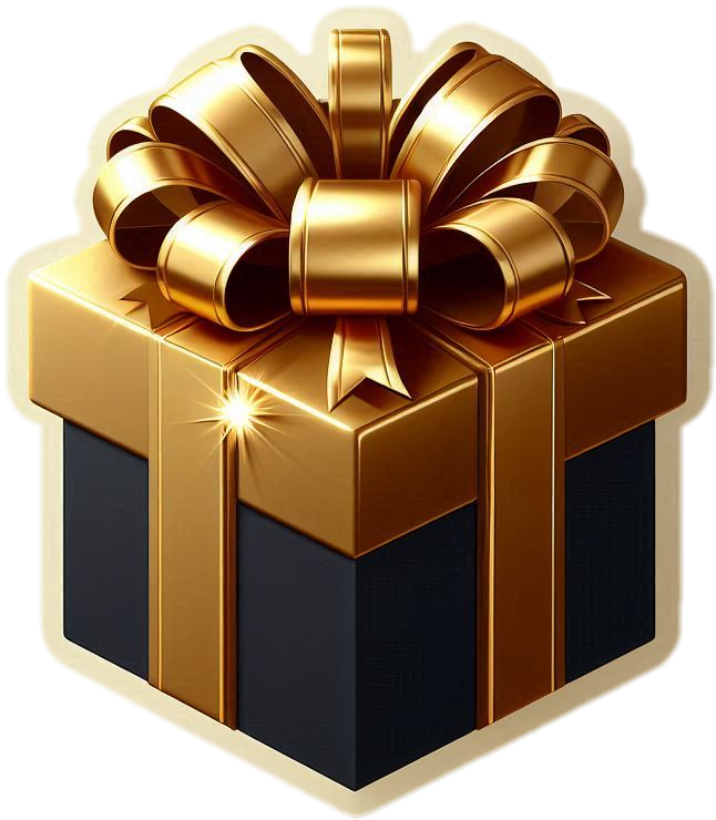 christmas gift box png for holiday cards