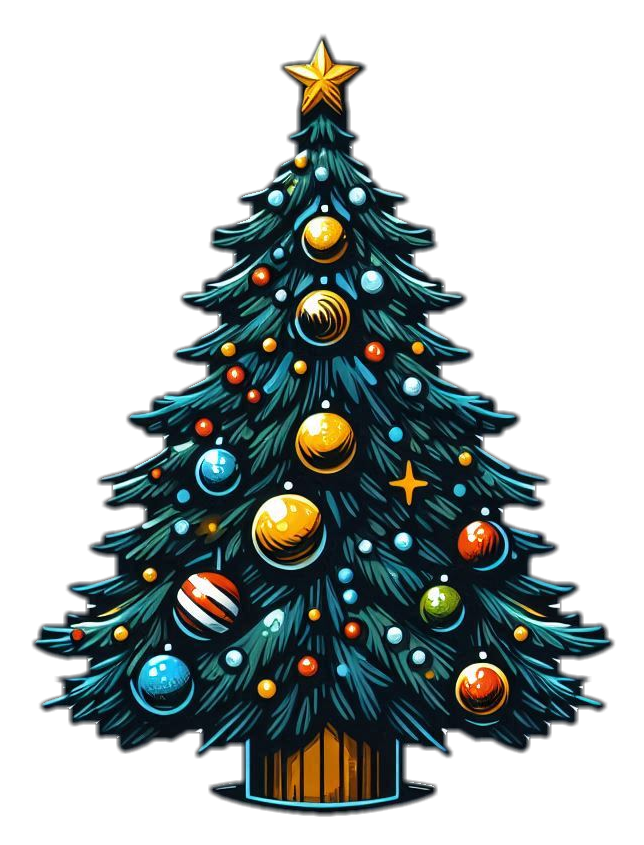 christmas tree png for mobile wallpapers