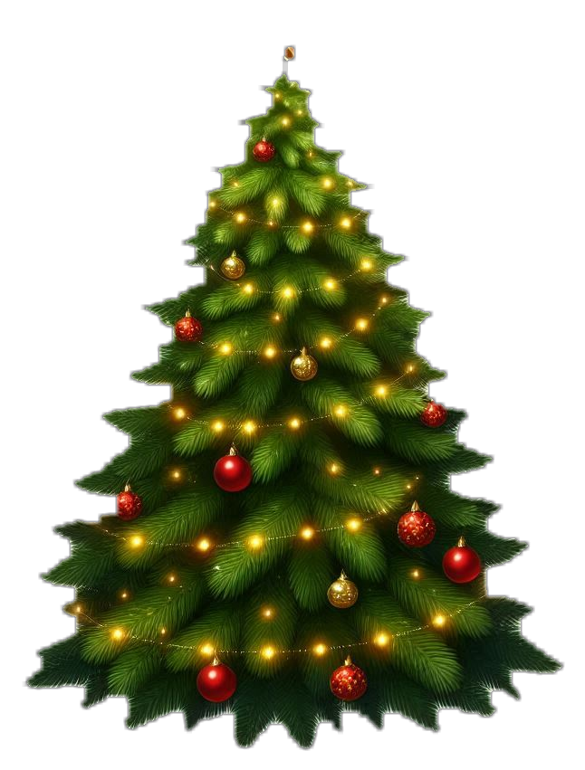 christmas tree png no background