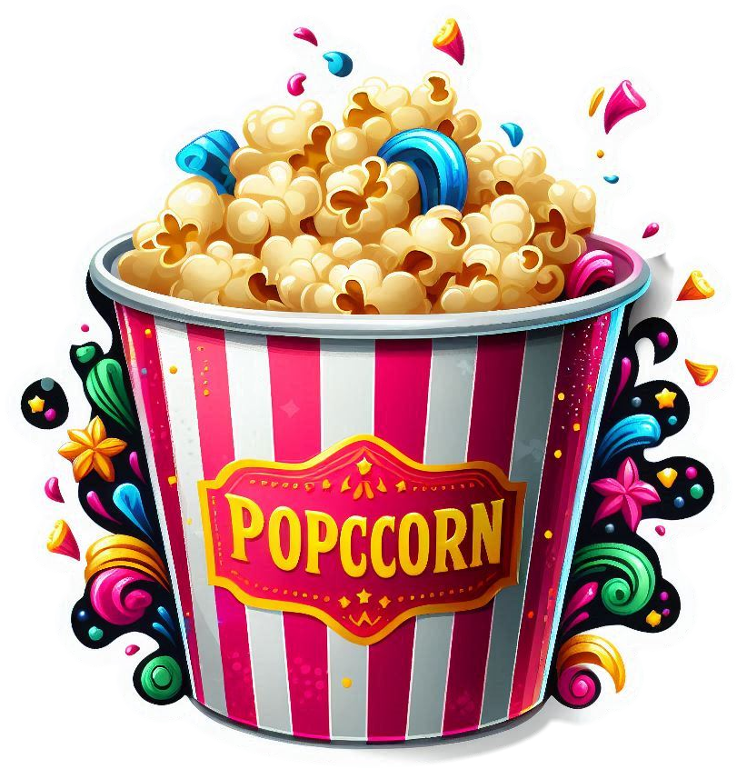 cinema popcorn bucket png free for designers