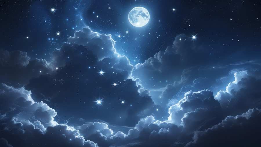 cloud background with blue sky