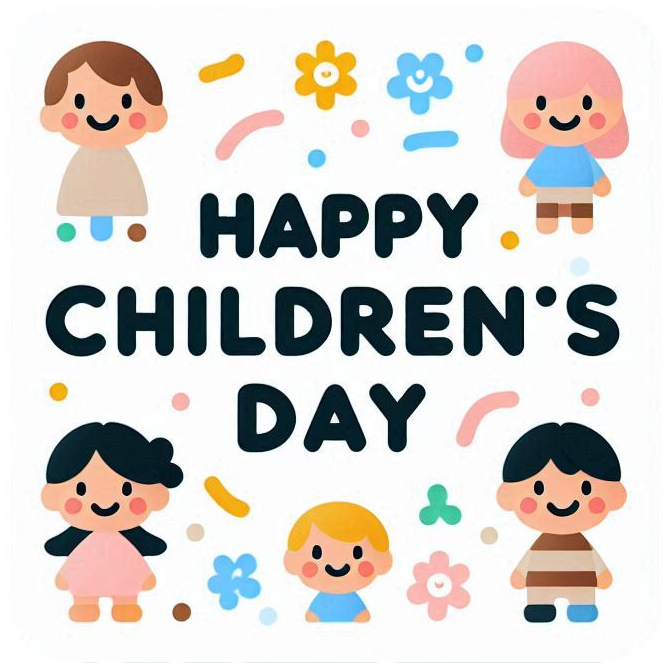 colorful happy childrens day png designs