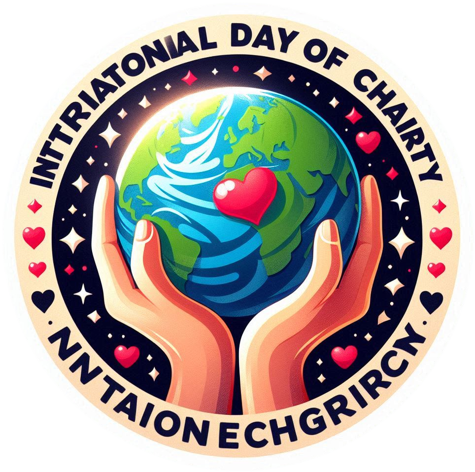 colorful international day of charity png for web graphics