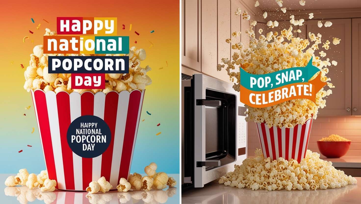 creative captions for national popcorn day social media posts