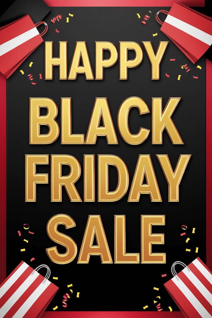 creative happy black friday sale design images