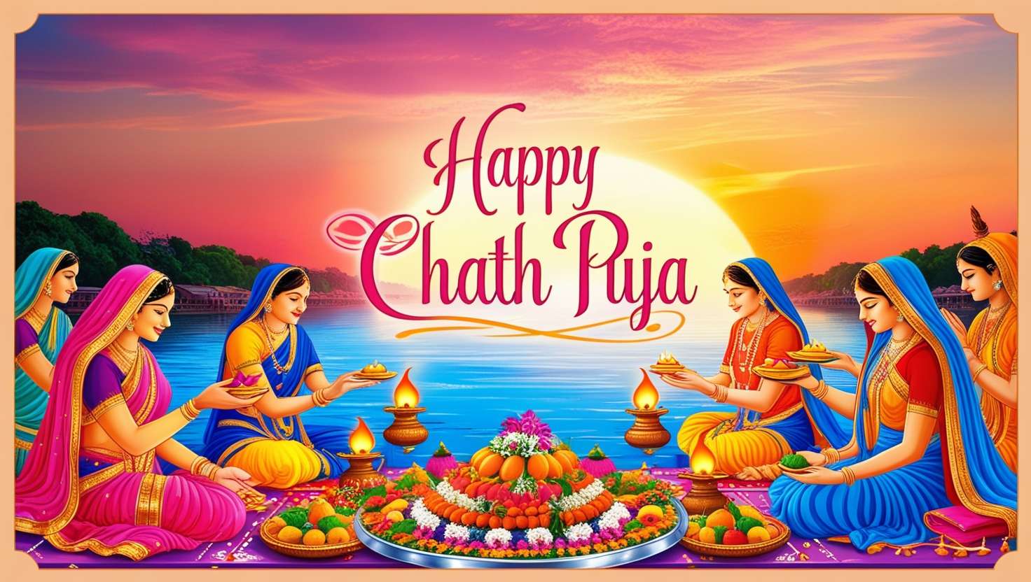 creative happy chhath puja e-cards to download