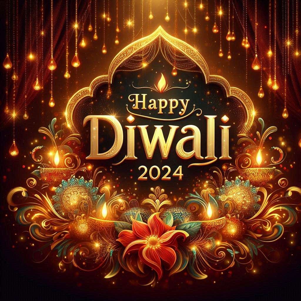 creative happy diwali 2024 graphics for social media posts