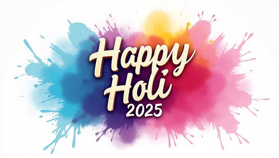 Creative Happy Holi 2025 messages for status updates