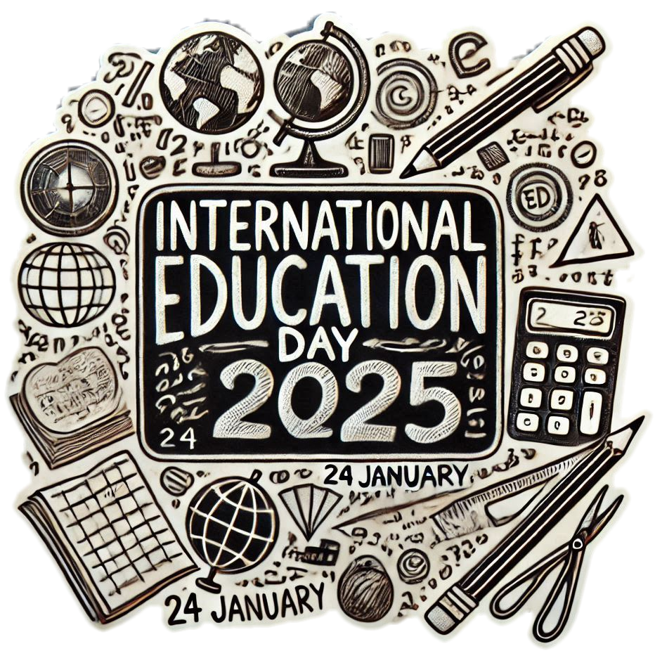 creative international education day 2025 png