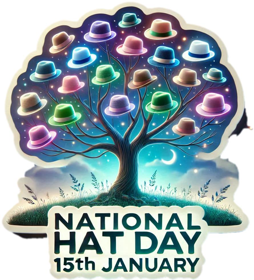 creative national hat day png clipart