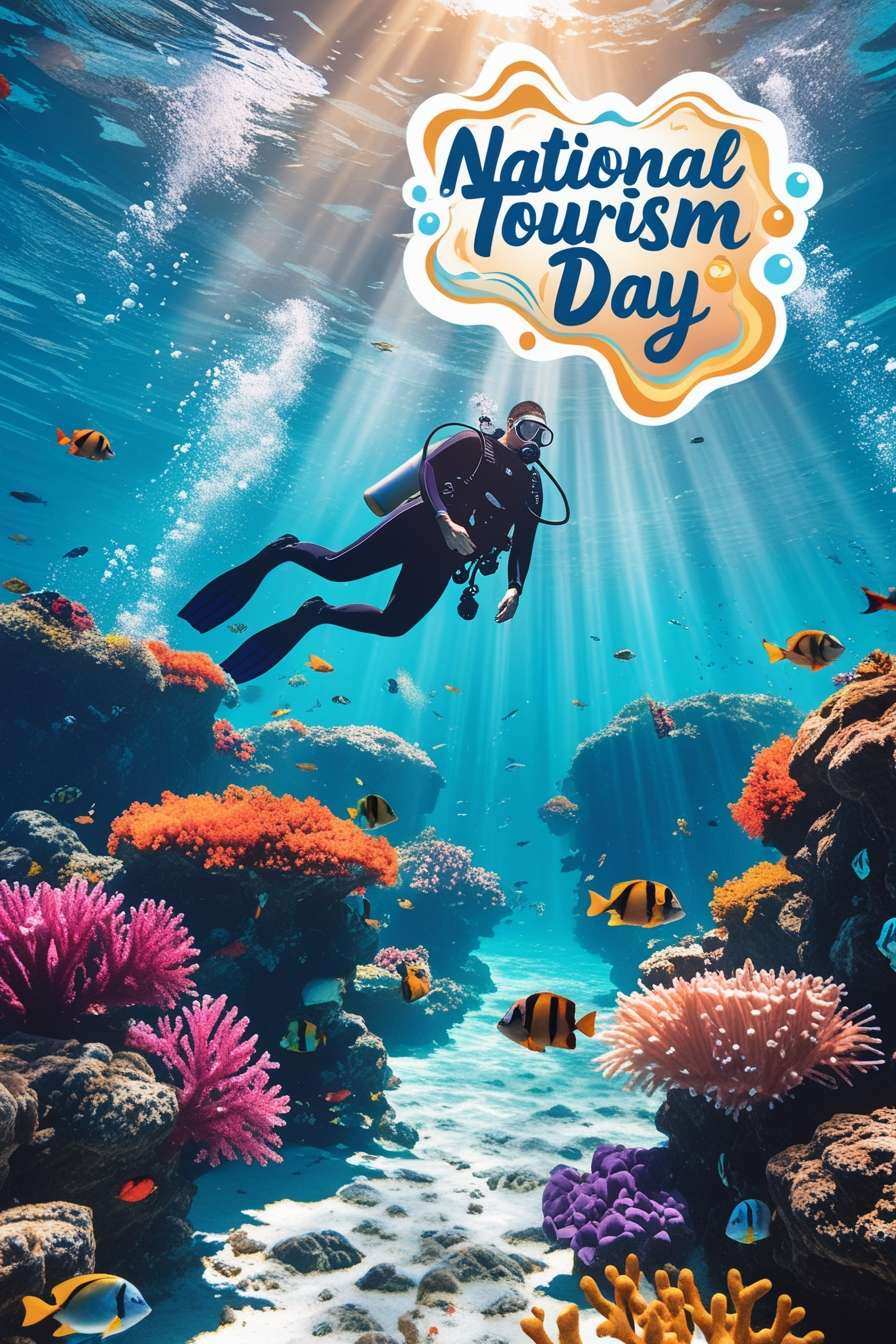 creative national tourism day digital posters