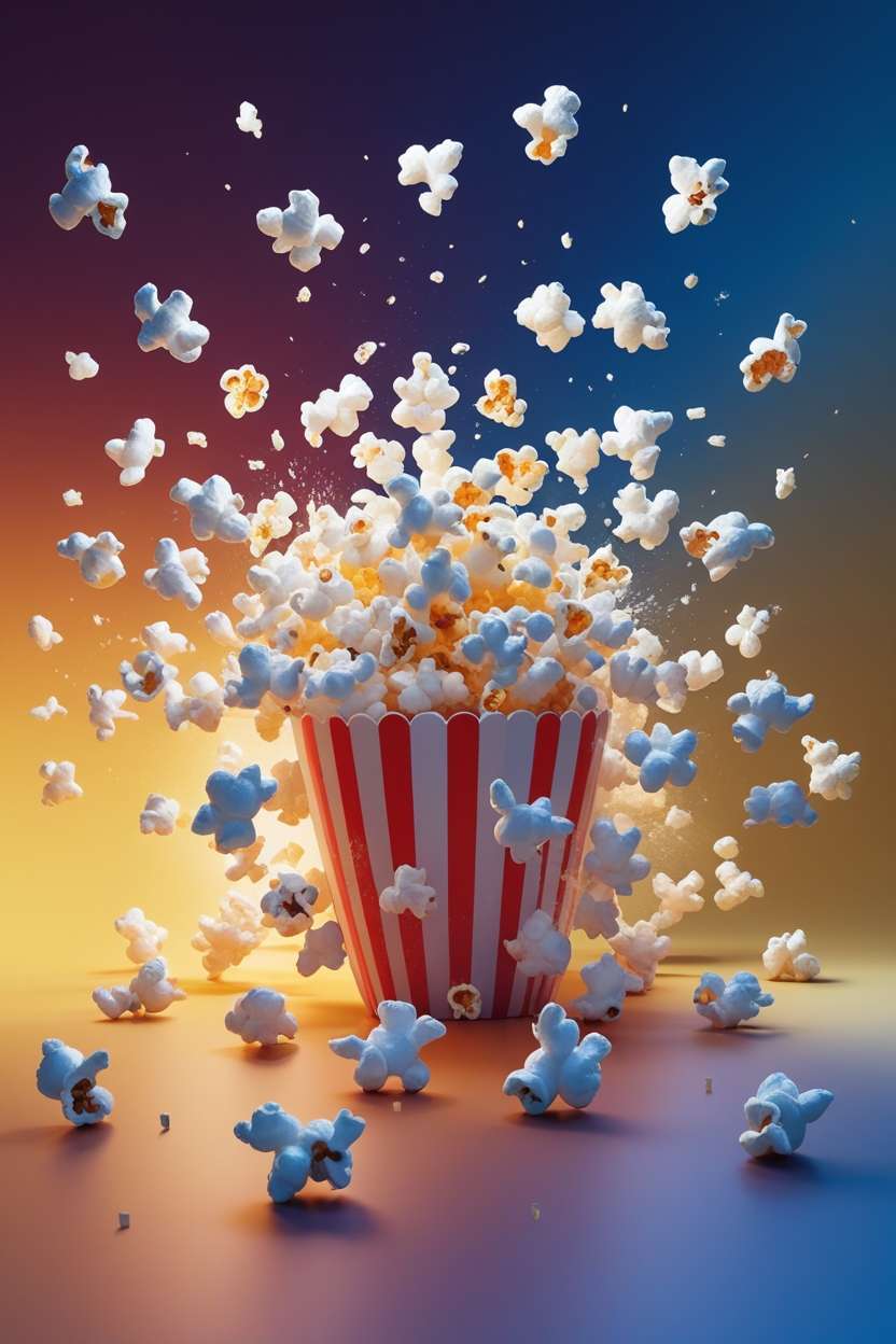 creative popcorn-themed hd wallpapers for national popcorn day