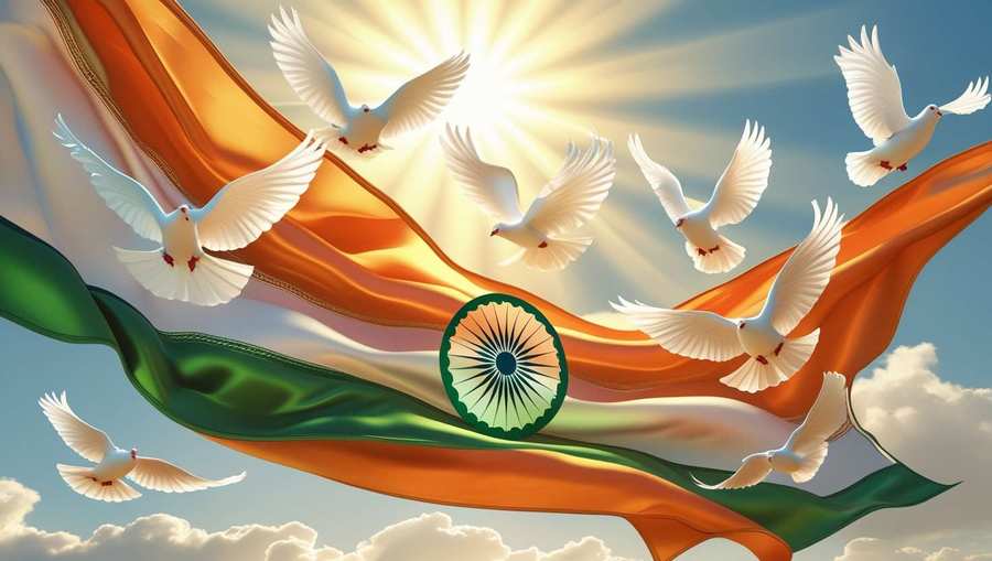 creative republic day flag background designs