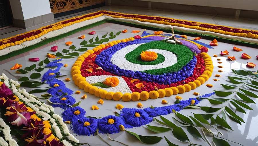 creative tri-color republic day rangoli ideas