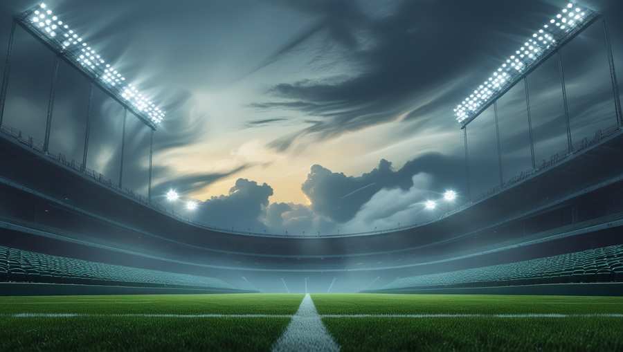 Free Download Cricket Stadium Night Background With Lights - High Quality Sports Background Background