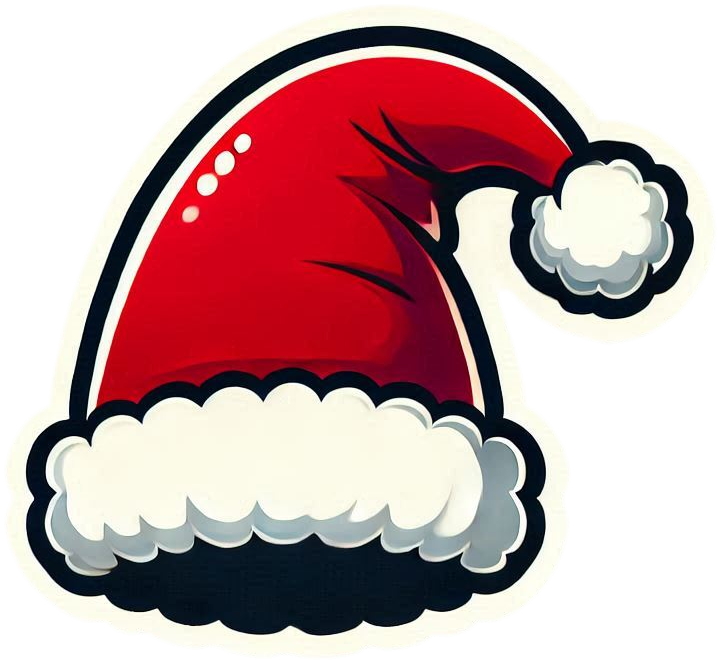 customizable christmas hat png for photo editing