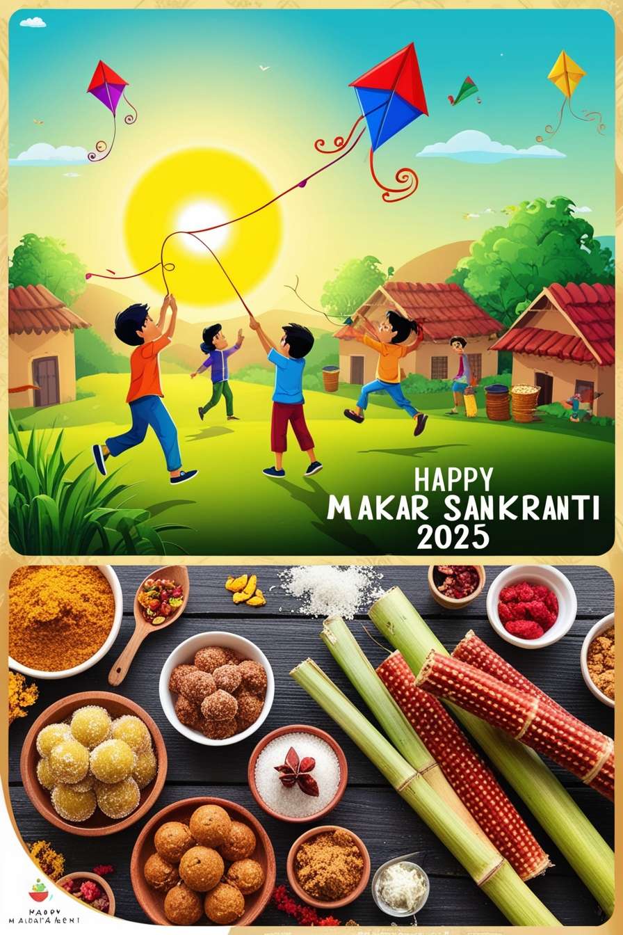 customizable happy makar sankranti 2025 png backgrounds