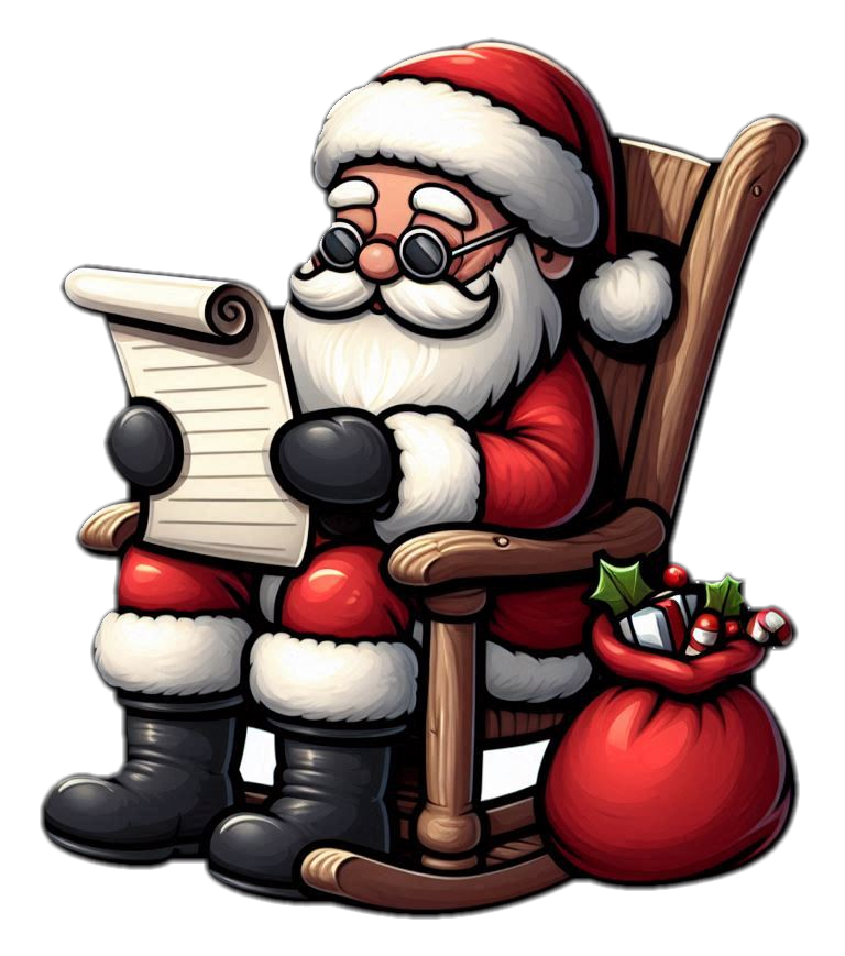 cute cartoon santa claus png clipart