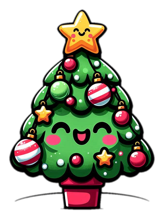 cute christmas tree png for kids