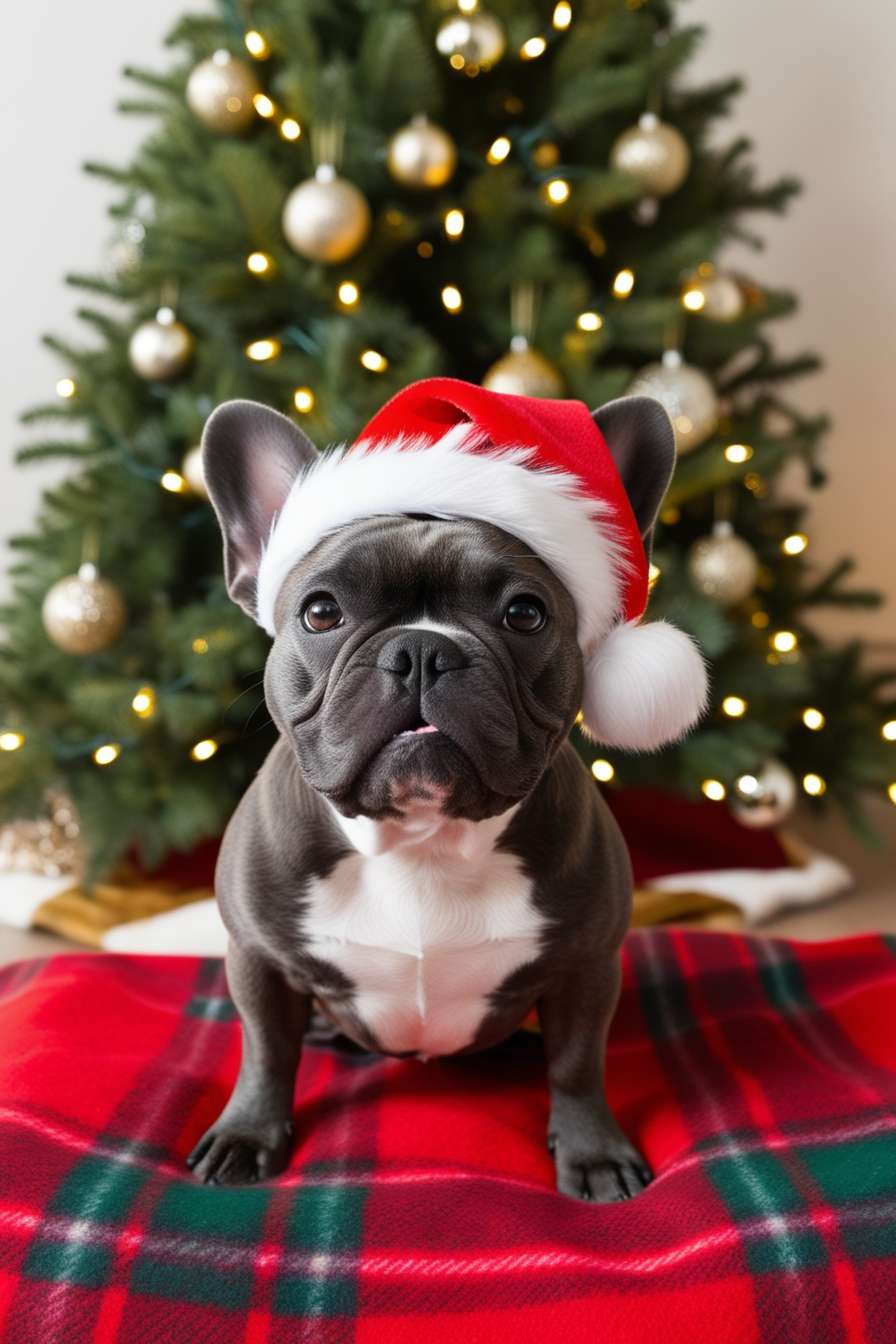 cute puppy merry christmas dog image free download