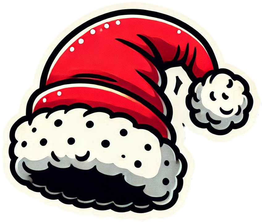 cute santa christmas hat png images for blogs