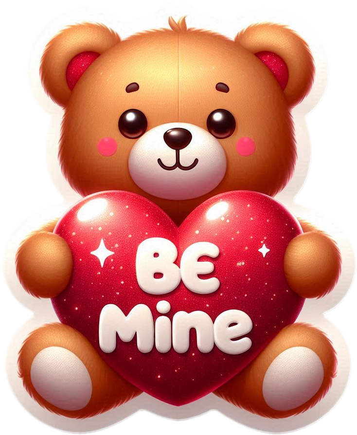 cute valentines day cartoon png free