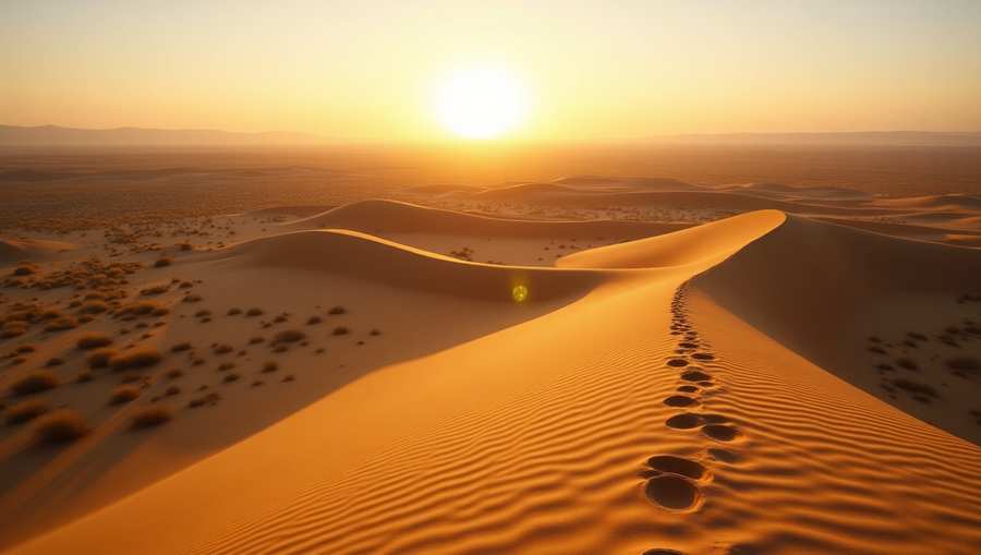 desert sunset summer background wallpaper