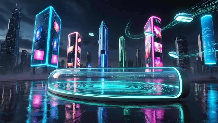 Digital Transformation Background With Futuristic Interface - Royalty Free Technology Background Image Download | Pngmagic 2025 Free Download Digital Transformation Background With Futuristic Interface - High Quality Technology Background Background