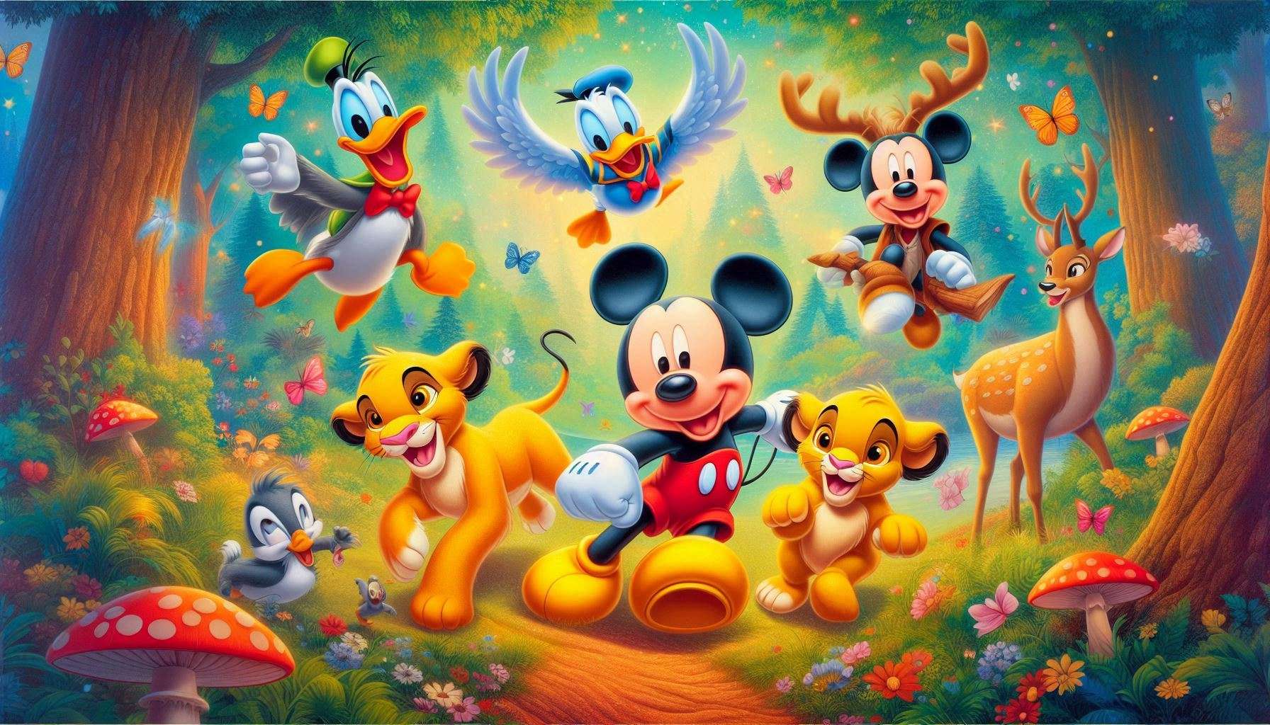 disney animal character wallpaper