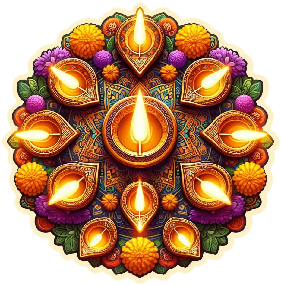 diwali diya png files for graphic design projects