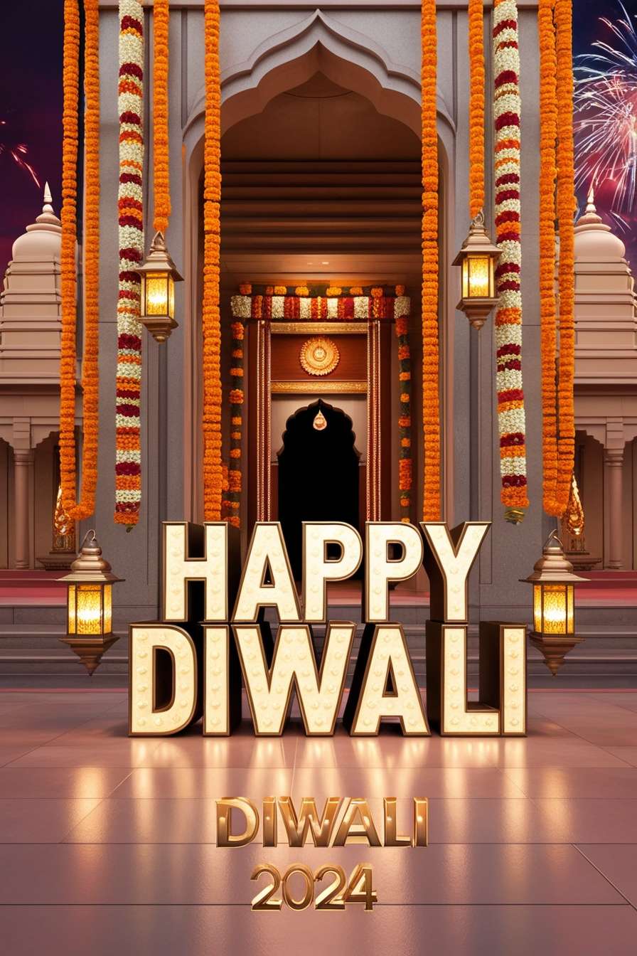 diwali greetings with festive backgrounds