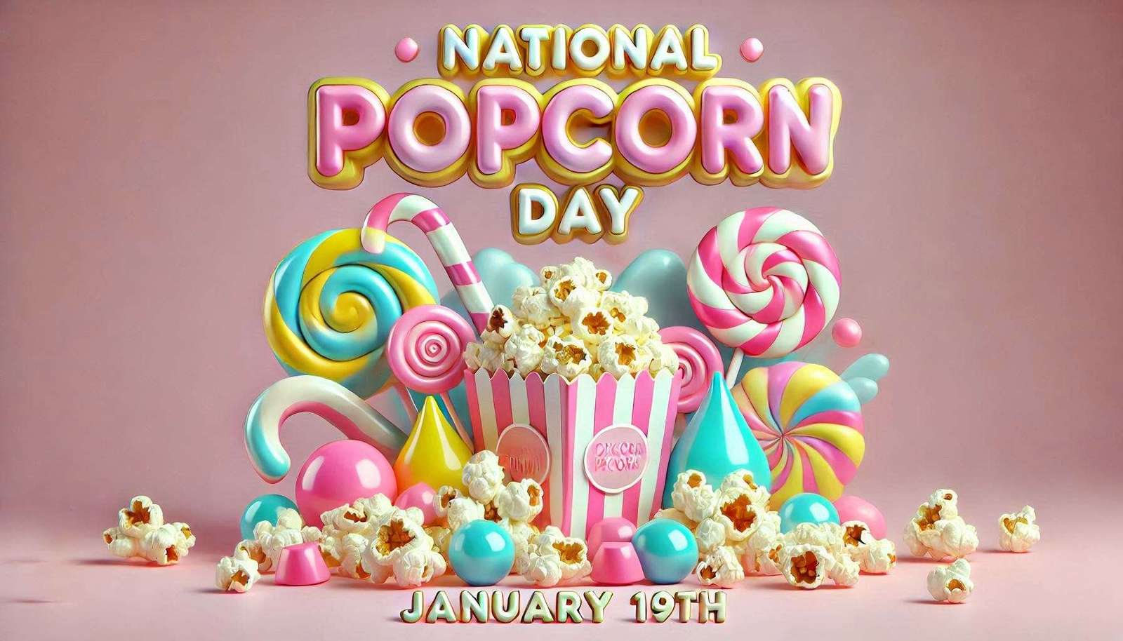 diy crafts with national popcorn day clipart