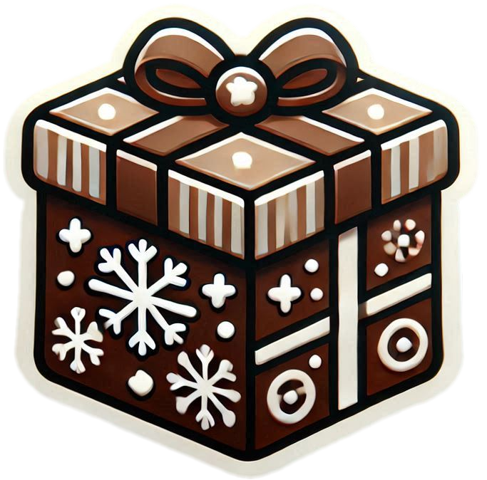 download animated gift box png image for videos